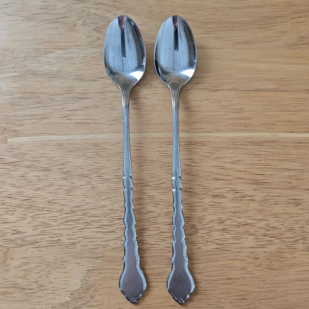 Oneida CELLO Stainless Iced Tea Spoons 7.5